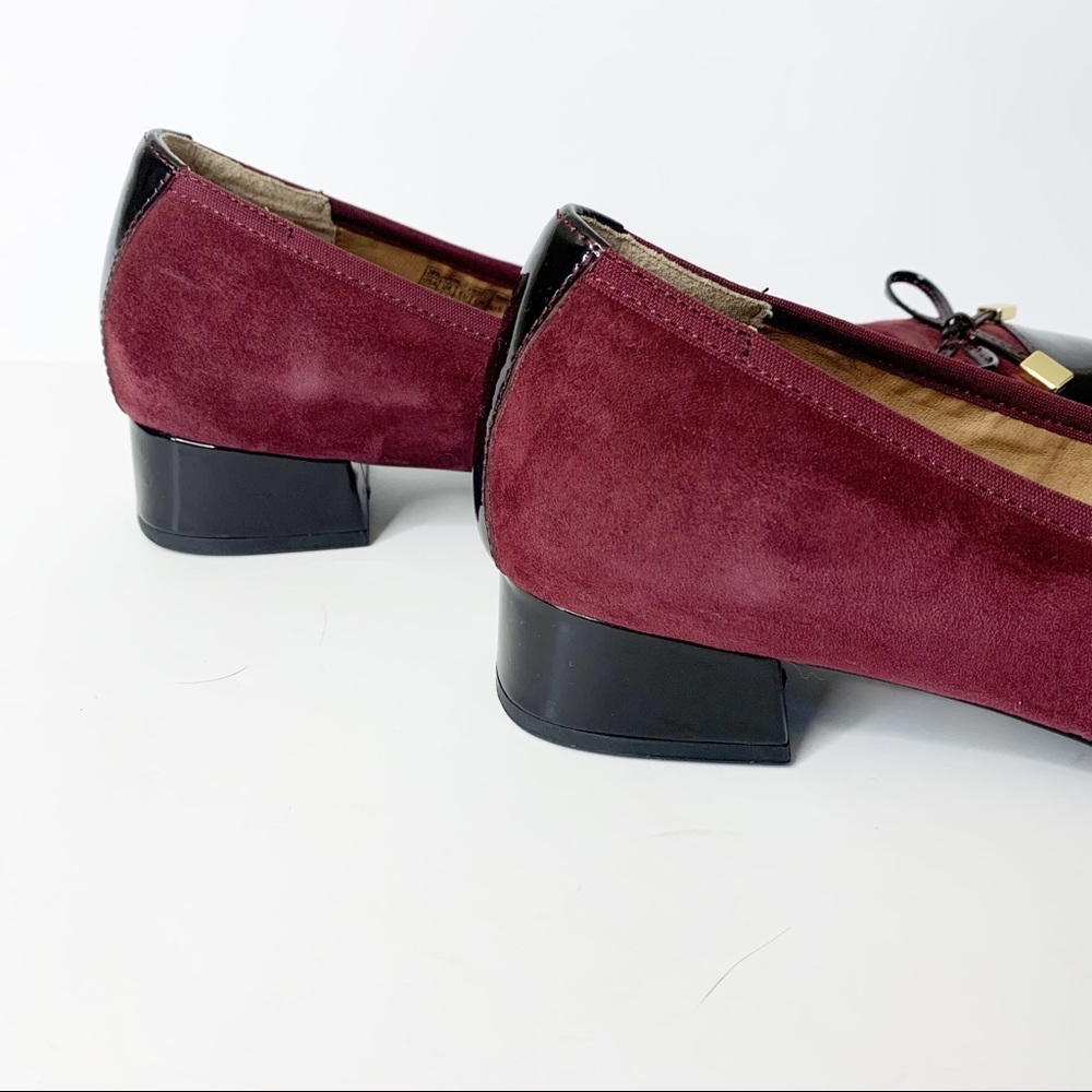 Vionic Daphne Suede Patent Block Heel Size 9.5 - image 3